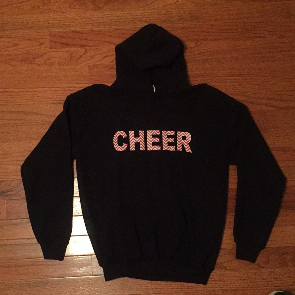 Black cheer sweatshirt
